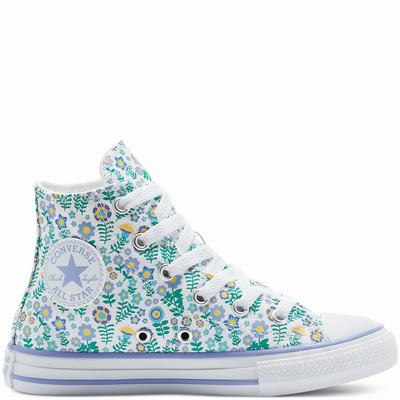 Converse Ditsy Floral Chuck Taylor All Star - Lasten Matalavartiset Tennarit - Valkoinen